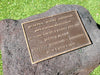 Memorial Rock Urn 1861  Medium Charchole / Black