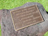 Memorial Rock Urn 1861  Medium Charcoal / Black