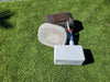 Memorial Rock Urn 1861  Medium Charchole / Black