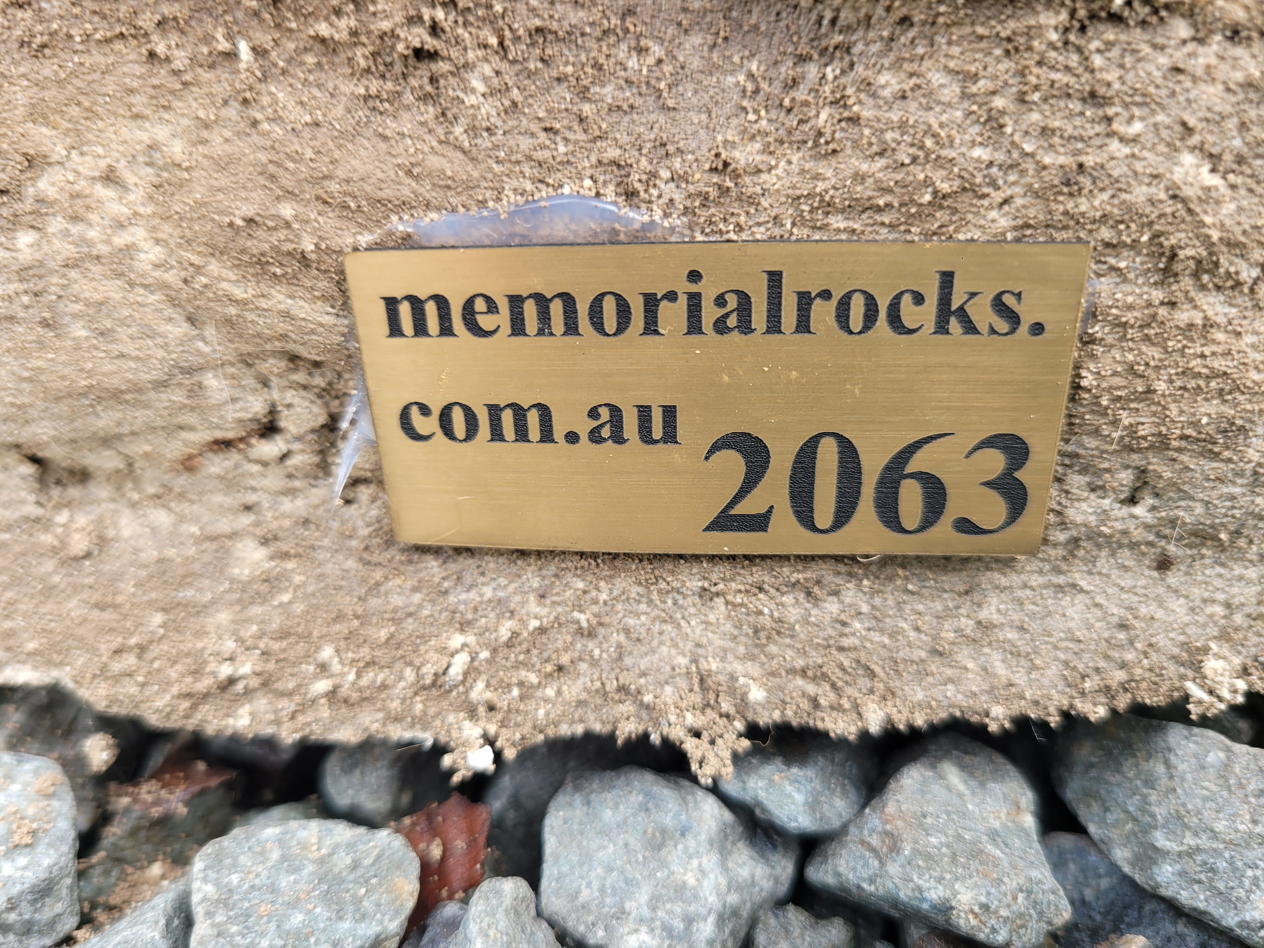 Memorial Rock Urn 2063 Large Double Natural Riversand