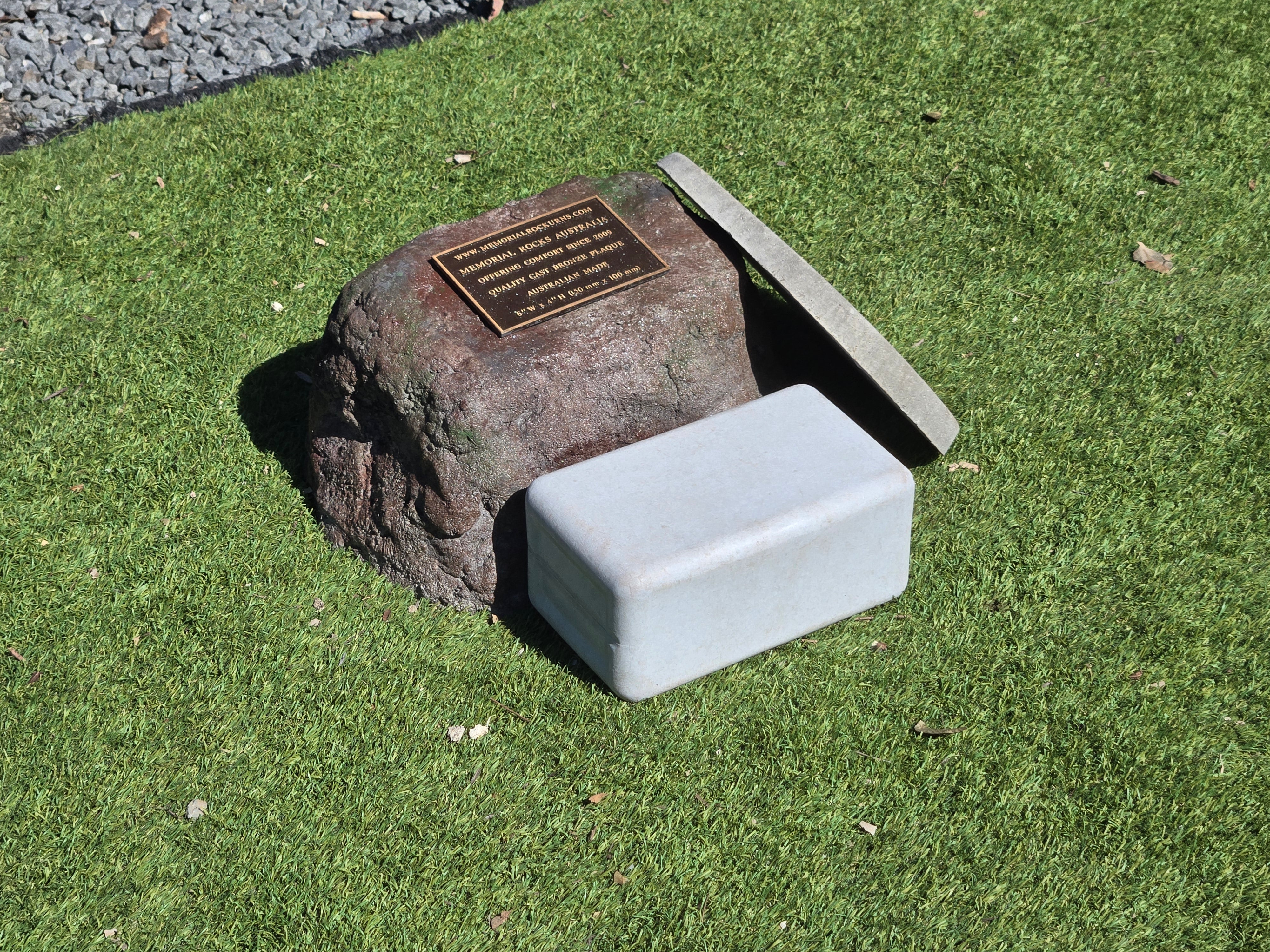 Memorial Rock Urn 2176  Medium Black