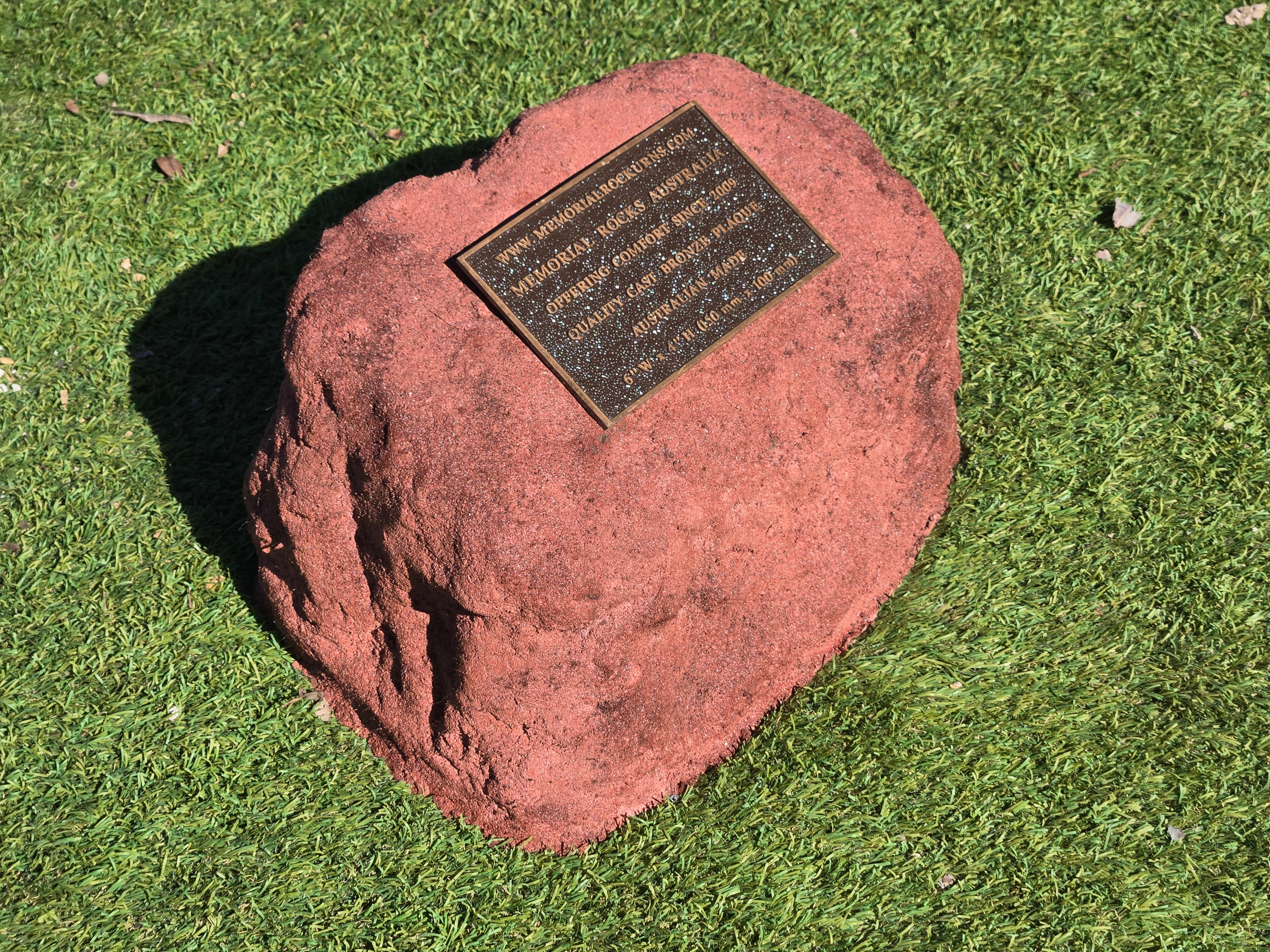 Memorial Rock Urn  2192 Regular Red