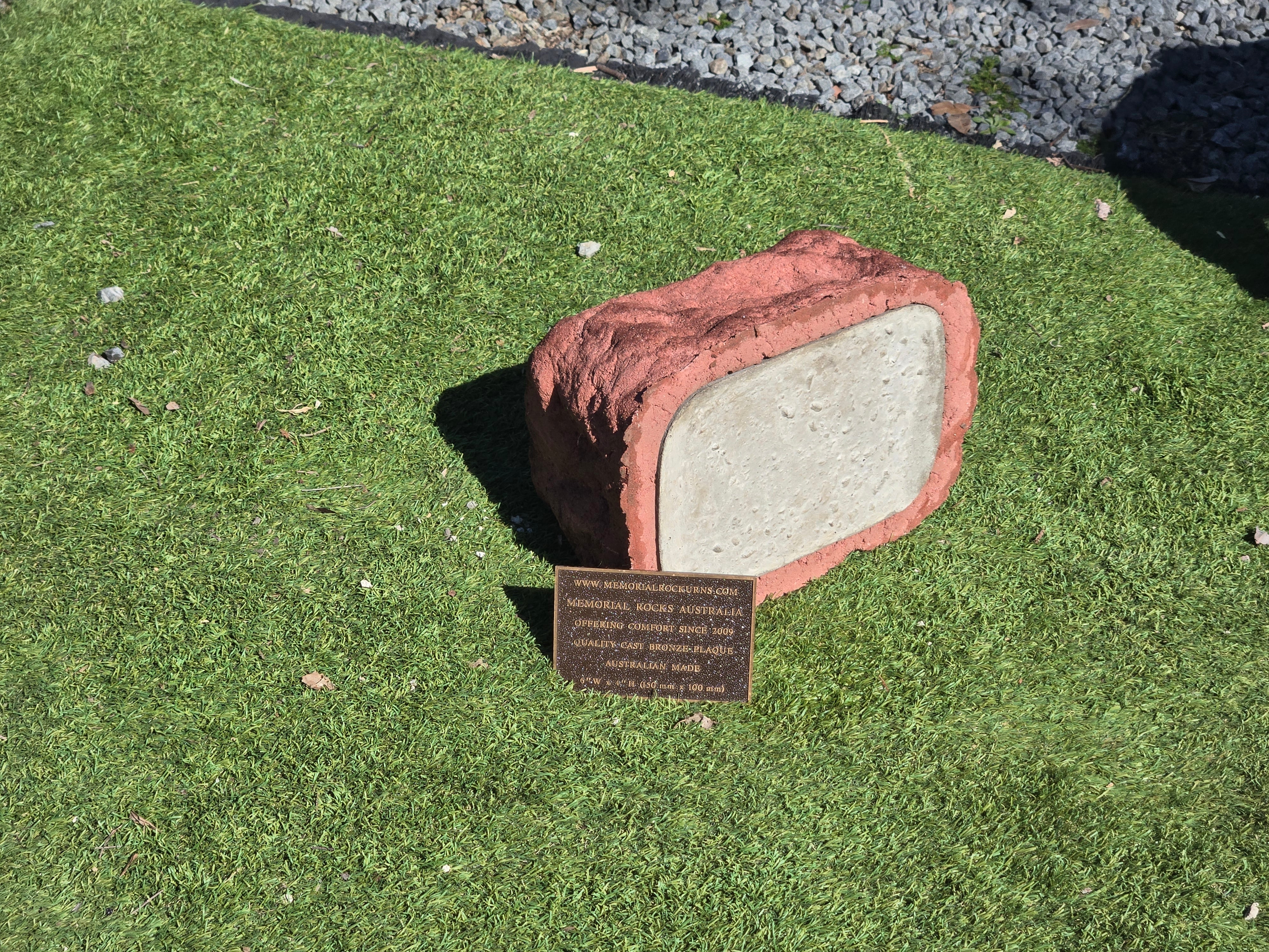 Memorial Rock Urn  2192 Regular Red