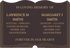 Quality Bronze Cut-Out Book Plaque for two names 220mm x 150mm