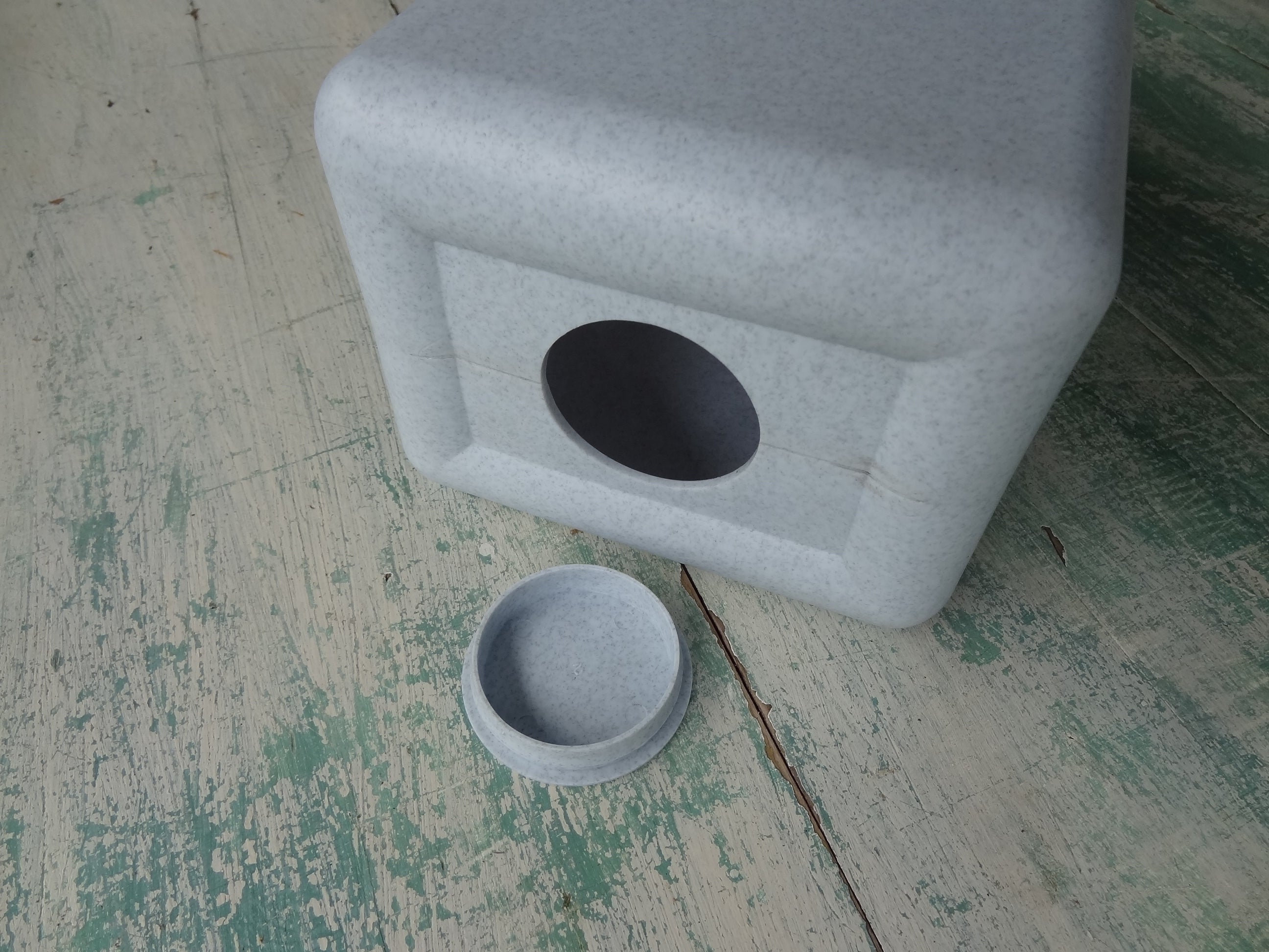 Plastic Cremated Ash Container