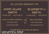 Quality Bronze Plaque Extra Design for Two Names 220mm x 150mm