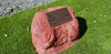 Memorial Rock Urn 1377 Regular  Red