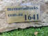 Memorial Paver Stone 1641 (Not an Urn) (plaque sold separately)